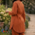 Cotton cambric straight cord set