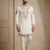Mens designer white kurta pyjama set