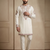 Mens designer white kurta pyjama set