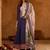 Women's Beautiful Printed Work Viscose Silk Fabric Flared Anarkali Pant and Dupatta Set