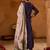 Women's Beautiful Printed Work Viscose Silk Fabric Flared Anarkali Pant and Dupatta Set