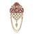  groom sherwani necklace moti mala layered for wedding | groom mala with brooch set