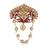   groom sherwani necklace moti mala layered for wedding | groom mala with brooch set
