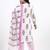 Pink floral printed cotton stitched straight kurta set with dupatta for women