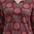 Maroon block printed cotton stitched straight kurta set with dupatta for women