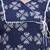 Blue floral printed cotton stitched straight kurta set with dupatta for women