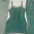 Sea green colour fendy silk embroidered kurta bell bottom set