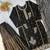 Black colour fox georgette embroidered gharara suit set
