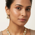 Aarika polki statement necklace set with matching earrings