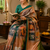 brown printed chanderi cotton ready to wear saree with unstitched blouse