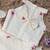 Rang basanti khadi cotton embroidered girls co-ord set with bow gift