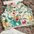 Peacock khadi cotton embroidered girls co-ord set