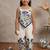 Flora khadi cotton embroidered girls co-ord set with bow gift