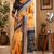 orange black printed chanderi cotton ready to wear saree with unstitched blouse