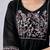 Women's black embroidered mul kurta pant dupatta set with pocket | handwork ethnic wear for women