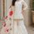 Pure heavy silk embrodairy seqence  work cream readymade salwar suit