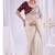Designer white satin saree with maroon blouse embroidery work