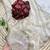 Designer white satin saree with maroon blouse embroidery work