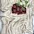 Designer white satin saree with maroon blouse embroidery work