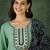 Women's Beautiful Thread Work Rayon Fabric Straight Kurta Pant and Dupatta Set
