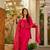 Women's Beautiful Solid Silk Crepe Fabric Straight Kurta Patiala and Dupatta Set