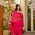 Women's Beautiful Solid Silk Crepe Fabric Straight Kurta Patiala and Dupatta Set