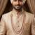   groom sherwani necklace layered moti mala for wedding | groom mala with brooch set