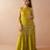 Women's Beautiful Embroidery Work French Crepe Fabric Straight Kurta Sharara and Dupatta Set