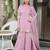 Women's Beautiful Embroidery Work Satin Fabric Straight Kurta Sharara and Dupatta Set