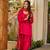 Women's Beautiful Solid Silk Crepe Fabric Straight Kurta Patiala and Dupatta Set