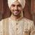 Premium Beaded Groom Mala with Elegant Brooch