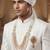 Premium Beaded Groom Mala with Elegant Brooch