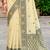 Sangam prints light yellow cotton blend woven work traditional saree