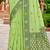 Sangam prints green cotton blend woven work traditional saree