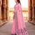 Sangam prints pink cotton blend woven work traditional saree