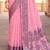 Sangam prints pink cotton blend woven work traditional saree