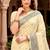 Sangam prints light yellow cotton blend woven work traditional saree