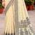 Sangam prints light yellow cotton blend woven work traditional saree