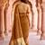 Sangam prints mustard brown cotton blend woven work traditional saree