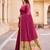 Sangam prints pink cotton blend woven work traditional saree