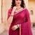 Sangam prints pink cotton blend woven work traditional saree