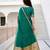 Sangam prints emerald green cotton blend woven work traditional saree