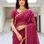 Sangam prints pink cotton blend woven work traditional saree
