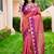 Sangam prints rose pink silk woven work traditional saree