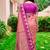 Sangam prints rose pink silk woven work traditional saree