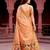 Sangam prints peach cotton blend woven work traditional saree