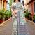 Sangam prints blue cotton blend woven work traditional saree