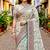 Sangam prints green cotton blend woven work traditional saree