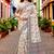 Sangam prints red cotton blend woven work traditional saree