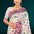 Sangam prints purple cotton blend woven work traditional saree